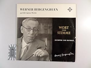 Werner Bergengruen spricht eigene Werke - Wort und Stimme - Dichter und Denker [Vinyl-LP//PLB6219].