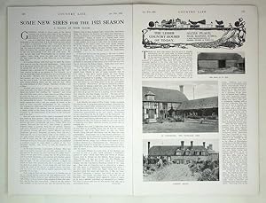 Original Issue of Country Life Magazine Dated January 27th 1923, with a Feature on Alces Place, N...