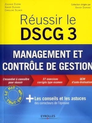 réussir le DSCG 3 ; management et contrôle de gestion