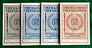 The Railroad Telegrapher - 4 issues February 1925, November 1928, June 1929 & April 1930