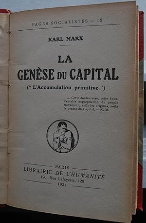 La genèse du capital