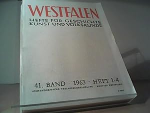 *WESTFALEN* Hefte für Geschichte, Kunst und Volkskunde. 41. Band. Heft 1-4
