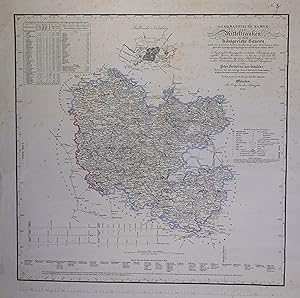 Geographische Karte von Mittelfranken in dem Königreiche Bayern, nach der neuesten Reichs Einthei...