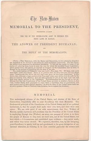 The New-Haven Memorial to the President, Protesting Against the Use of the United-States Army to ...
