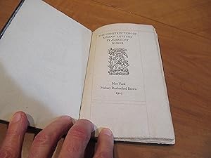 The Construction Of Roman Letters [Rare Original 1923 Imprint]