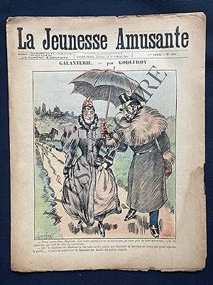 LA JEUNESSE AMUSANTE-N°104-PREMIERE ANNEE-"GALANTERIE"-PAR GODEFROY
