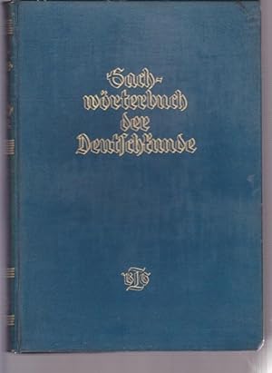 Sachwörterbuch der Deutschkunde. In 2 Bänden - Kompeltt. Unter Förderung durch die Deutsche Akade...