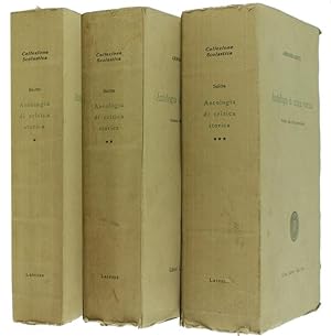 ANTOLOGIA DI CRITICA STORICA. Volume I: Problemi della civiltà medievale - Volume II: Problemi de...
