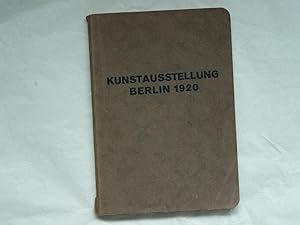- Kunstausstellung Berlin 1920. Abteilung des Vereins Berliner Künstler, mit Düsseldorfer Künstle...