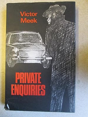 Private Enquiries. (Signed By Author)