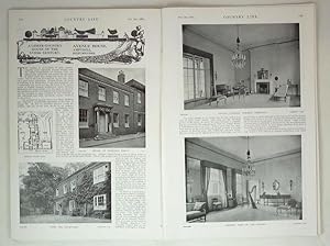 Original Issue of Country Life Magazine Dated December 2nd 1922 with an article on Avenue House, ...