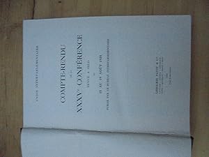 Compte-Rendu de la XXXVe Conference Tenue a Oslo du 15 au 19 Aout 1939 (Report of the 35th Interp...