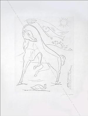 Cheval de Reine. Gravure originale / original etching de Leopold SURVAGE.