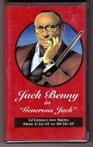 Jack Benny in Generous Jack 12 Radio Shows 2/24/49 to 10/16/49 by Jack Benny