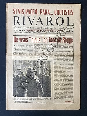RIVAROL-N°393-24 JUILLET 1958