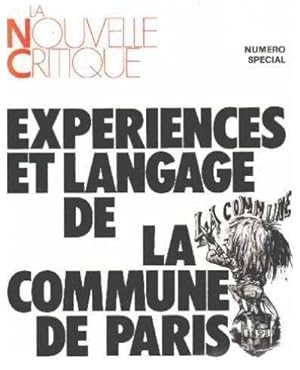 Expériences et language de la Commune de Paris