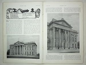 Original Issue of Country Life Magazine Dated January 6th 1912 with an Article on Moor Park (Part...