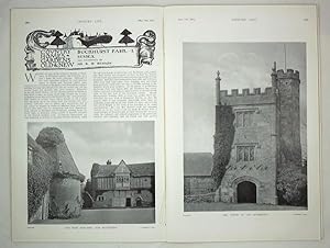 Original Issue of Country Life Magazine Dated May 11th 1912 with an Article on Buckhurst Park in ...