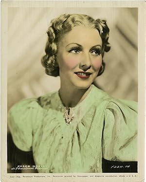 Karen Morley for Paramount Pictures (Original hand-tinted promotional photograph)