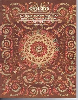 [AUCTION CATALOG] SOTHEBY'S: EUROPEAN AND ORIENTAL CARPETS FROM THE DILDARIAN COLLECTION: TUESDAY...