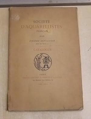 Société d'aquarellistes français 1888 10e exposition Catalogue
