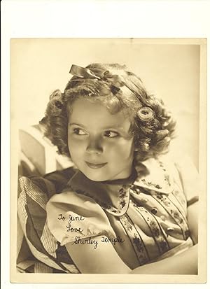 SIGNED Vintage 8x10 matte finish silver tone publicity portrait, circa 1935, signed and inscribed...
