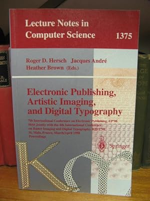 Electronic Publishing, Artistic Imaging, and Digital Typography (Lecture Notes in Computer Scienc...
