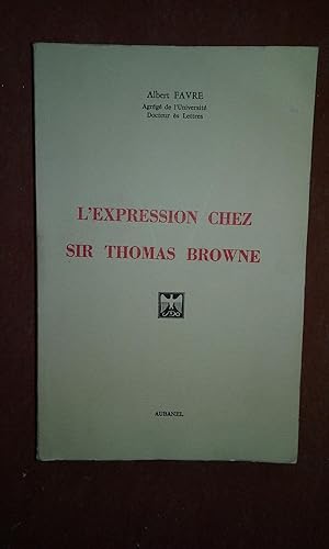 L'expression chez Sir Thomas Browne