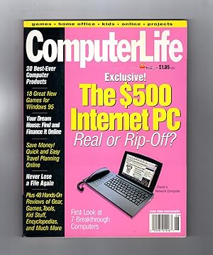 ComputerLife (Computer Life) June, 1996. Computer History Ephemera. Windows 95; Smart Homes
