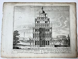 [Antique print, etching/ets] SEPTIZONIUM imp. SEVERI. Views of Rome [Set title] (Het Septizonium,...