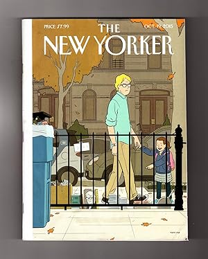 The New Yorker - October 19, 2015. Adrian Tomine Cover, 'Recognition'. Ben Marcus Fiction, 'Cold ...