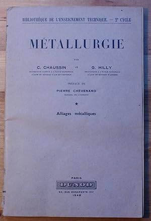 Métallurgie - Alliages métalliques