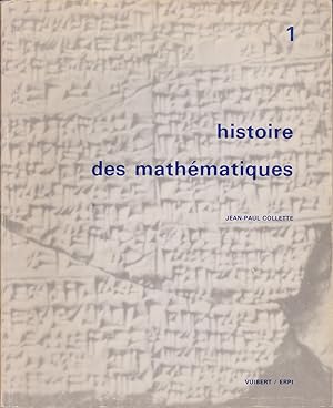 Histoire des mathématiques 1 et 2