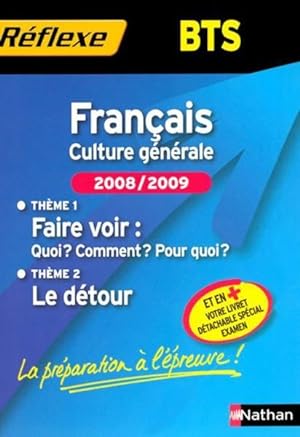 français ; BTS ; thèmes (édition 2008/2009)