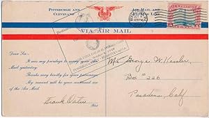 Signed Postal Card
