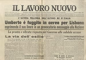 LAVORO (IL) nuovo. Quotidiano della Federazione Ligure del Partito Socialista Italiano di Unità P...