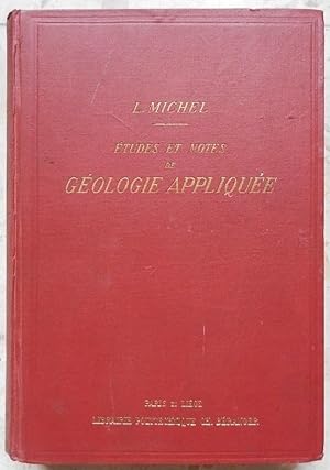 Etudes et notes de géologie appliquée.