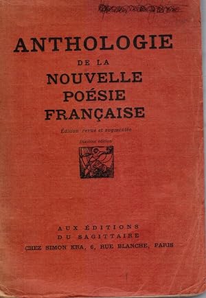 Anthologie De La Nouvelle Poésie Française