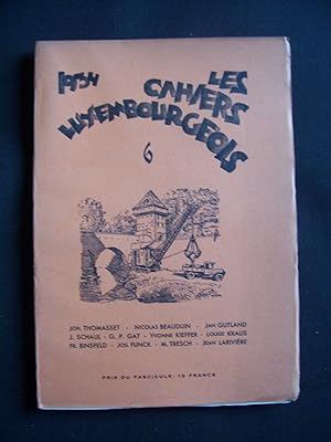 Les cahiers luxembourgeois - N°6 1934