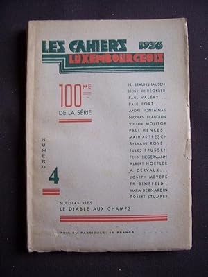 Les cahiers luxembourgeois - N°4 1936