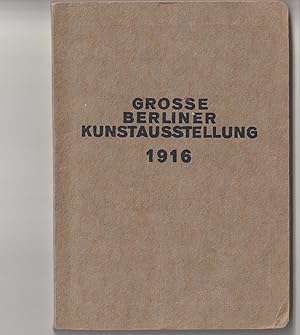 - Grosse Berliner Kunstausstellung. Ausstellungsleitung Vorsitzender Max Schlichting.