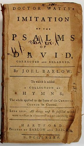 DOCTOR WATTS'S IMITATION OF THE PSALMS OF DAVID, CORRECTED AND ENLARGED. BY.TO WHICH IS ADDED A C...
