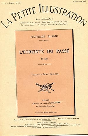L ' ÉTREINTE DU PASSÉ . Nouvelle. Illustrations de Emile Beaume.