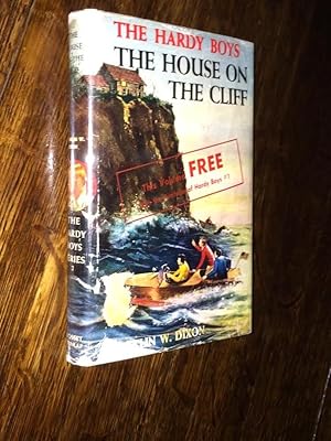 HARDY BOYS - THE HOUSE ON THE CLIFF 1959C-51 (RARE overprint DJ)