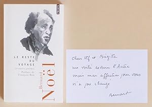 Le Reste du voyage et autres poèmes. Poésie. Préface de François Bon.