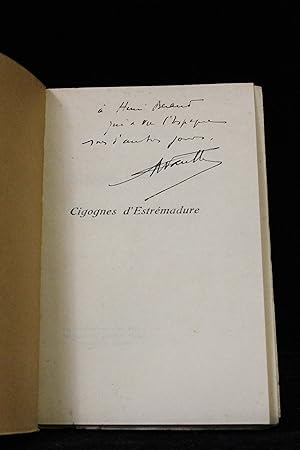Cigognes d'Estrémadure ou quelques entretiens sur l'Espagne d'hier et d'aujourd'hui