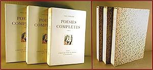 Poésies Complètes. Tomes I à III (sur 7), comprenant : Poèmes saturniens - Fêtes galantes - La bo...