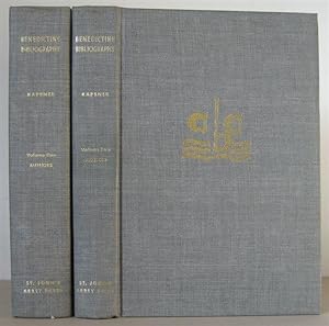 A Benedictine Bibliography. Complete in two volumes
