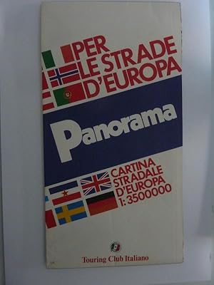 PER LE STRADE D'EUROPA Panorama CARTINA STRADALE EUROPA 1: 350.000
