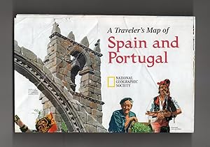 National Geographic Map & Supplement, 'A Traveler's Map of Spain and Portugal' From the December,...